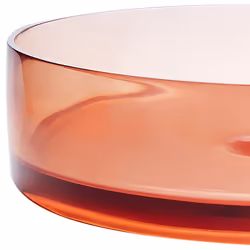 Round Countertop Basin  360 mm Red TOLOSA
