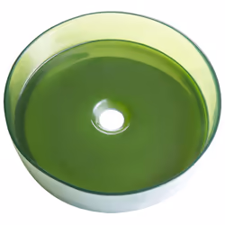 Round Countertop Basin  360 mm Green TOLOSA