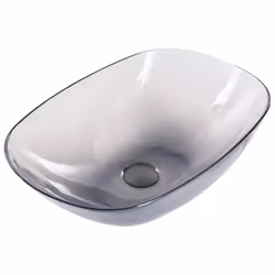 Countertop Basin 540 x 360 mm Black MOENGO