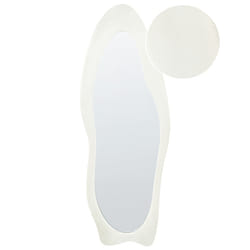 Wall Mirror REIGNY 57 cm 160 cm Velvet White