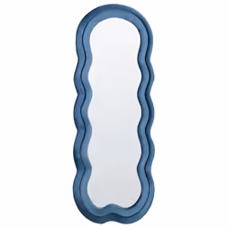 Wall Mirror LACS 57 cm 160 cm Velvet Blue