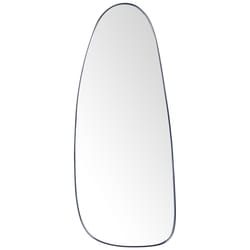 Wall Mirror CERGY 39 cm 95 cm Metal Black
