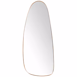 Wall Mirror CERGY 39 cm 95 cm Metal Gold