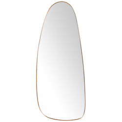 Wall Mirror CERGY 39 cm 95 cm Metal Gold