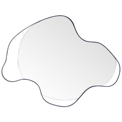 Wall Mirror MELUN 77 cm 59 cm Metal Black