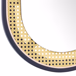 Wall Mirror STAINS 43 cm 75 cm Rattan Natural - Additional view 4