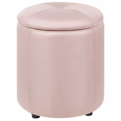 Storage Pouffe MARYLAND Pink 38 cm 38 cm 40 cm