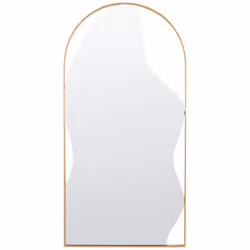 Wall Mirror COLOMBIER 41 cm 81 cm Metal Gold