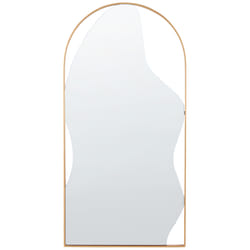 Wall Mirror COLOMBIER 41 cm 81 cm Metal Gold