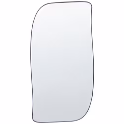 Wall Mirror MONTCLUS 37 cm 70 cm Metal Black