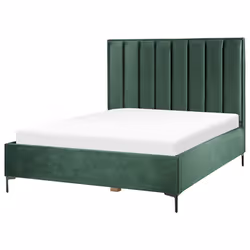 Ottoman Bed Velvet SEZANNE 160 x 200 cm (EU King Size) Dark Green - Additional view 4