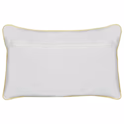 Set of 2 Decorative Cushions ARALES Cotton 30 x 50 cm Light Grey Animal Pattern - Additional view 4