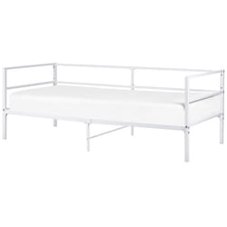 Bed Metal BATTUT 90 x 200 cm (EU Single) White