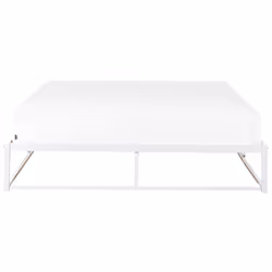 Bed Metal VIRY 160 x 200 cm (EU King Size) White