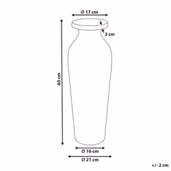Decorative Vase MUAR Ceramic 60 cm Orange