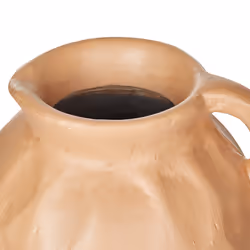 Terracotta Decorative Vase 46 cm Beige TAIPING - Additional view 8