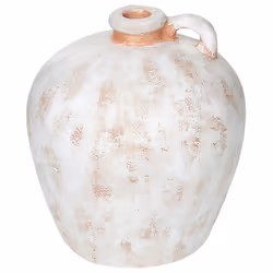 Decorative Vase IPOH 30 cm Off-White Ceramic
