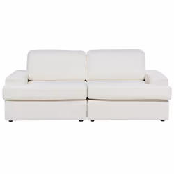 Living Room Set ALLA Boucle Off-White 5 Seater
