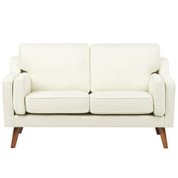 Sofa LOKKA Fabric Off-White 2 Seater