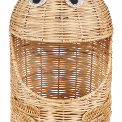 Kids Basket Monster HORMUZ Rattan Natural