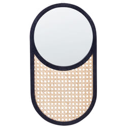 Wall Mirror BALEAL 30 cm 56 cm Rattan Natural
