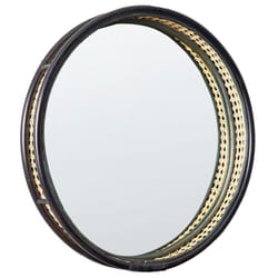 Wall Mirror DAKSA 60 cm 60 cm Rattan Black