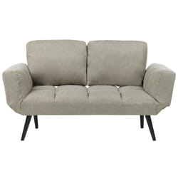 Sofa Bed BREKKE Fabric Light Green 2 Seater