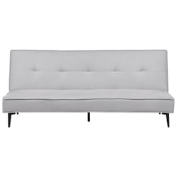 Sofa Bed ESSVIK Fabric Light Grey 3 Seater