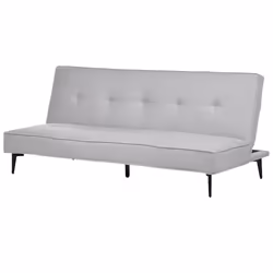 Sofa Bed ESSVIK Fabric Light Grey 3 Seater