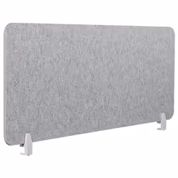 Desk Screen 160 x 50 cm Grey SPLIT