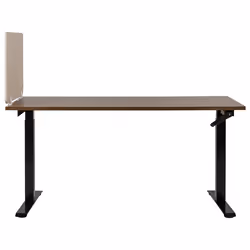 Desk Screen 72 x 50 cm Beige SPLIT - Additional view 4