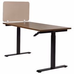 Desk Screen 72 x 50 cm Beige SPLIT - Additional view 5