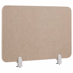 Desk Screen 80 x 50 cm Beige SPLIT