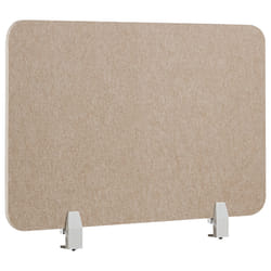 Desk Screen 80 x 50 cm Beige SPLIT