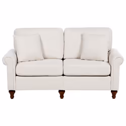 Sofa GINNERUP Fabric Light Beige 2 Seater