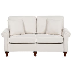 Sofa GINNERUP Fabric Light Beige 2 Seater