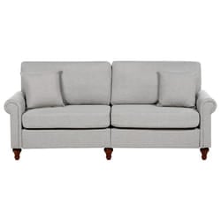 Sofa GINNERUP Fabric Light Grey 3 Seater