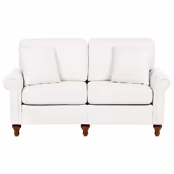 Sofa GINNERUP Fabric Off-White 2 Seater