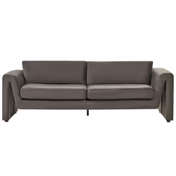 Sofa MAUNU Velvet Graphite Grey 3 Seater