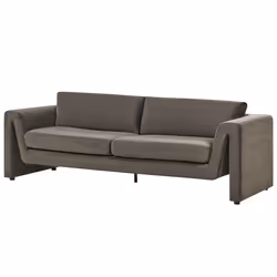 Sofa MAUNU Velvet Graphite Grey 3 Seater