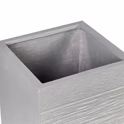 Plant Pot DION Ceramic 26 cm Light Grey