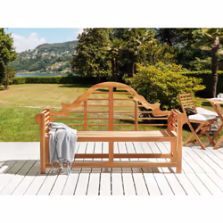 Garden Bench MARLBORO 196 cm Acacia Wood Light Brown