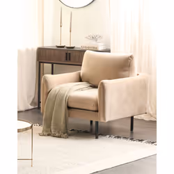 Armchair VINTERBRO Velvet Beige