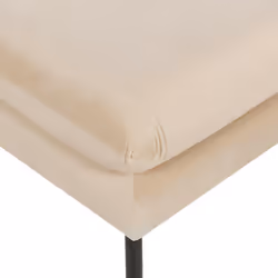 Ottoman VINTERBRO Velvet Beige - Additional view 4
