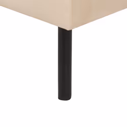 Ottoman VINTERBRO Velvet Beige - Additional view 5