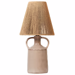 Table Lamp LARISSOS Ceramic Taupe