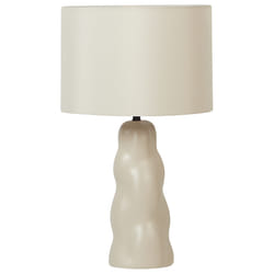 Table Lamp VILAR Ceramic Beige