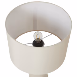 Table Lamp VILAR Ceramic Beige