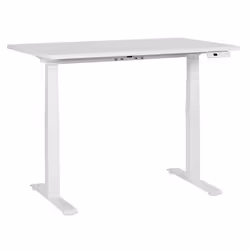 Electric Adjustable Standing Desk 120 x 72 cm White DESTINES