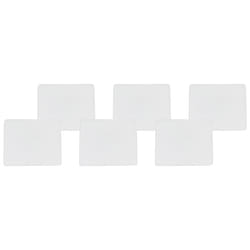 Set of 6 Garden Chair Cushions TOLVE 39 x 31 cm Off-White